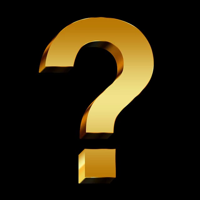 question mark