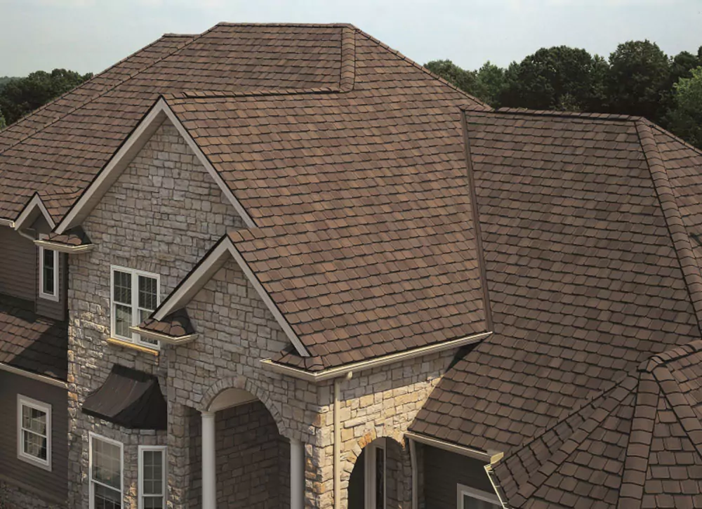 Luxury home with a CertainTeed Grand Manor shingle roof
