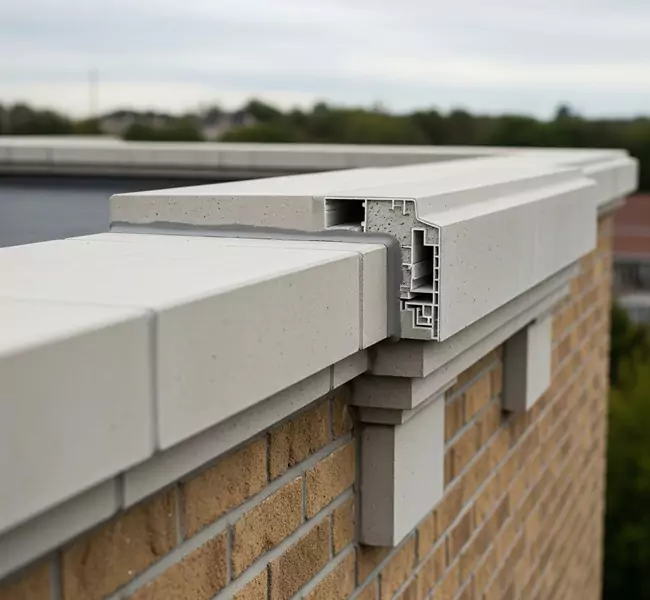 Illustration of Coping/Parapet Capping