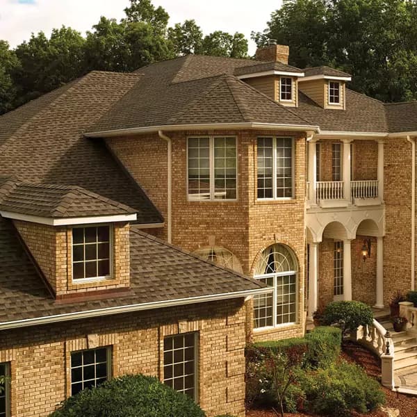 GAF Timberline high-wind architectural shingles in Barkwood on a South Shore Nassau County home