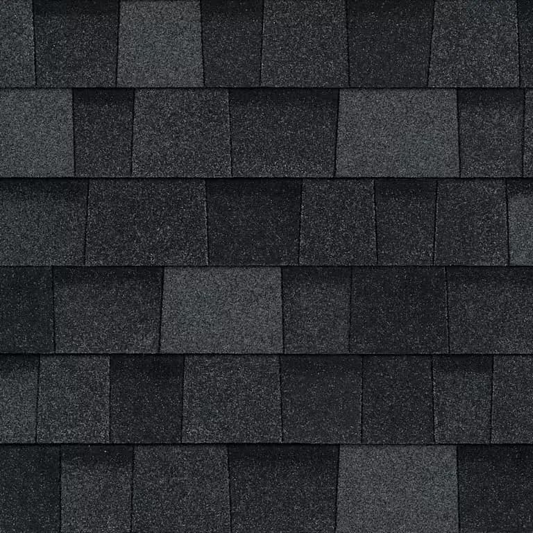 Owens Corning shingle in Onyx Black