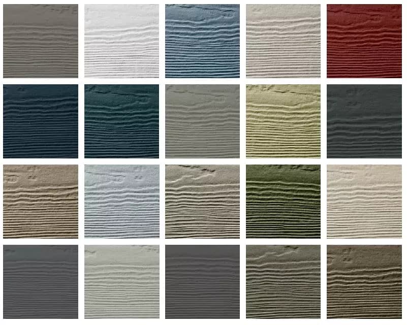 James Hardie Color Samples