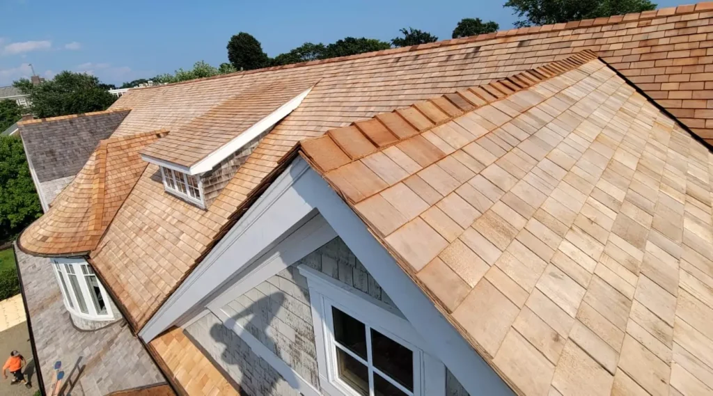 cedar roof installation